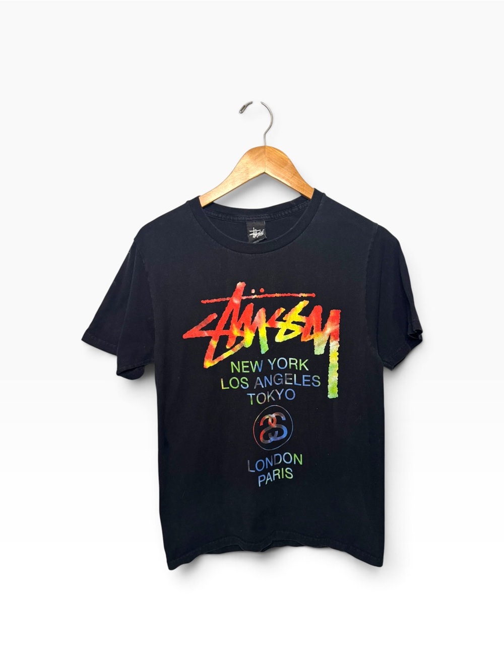 🛹 Stussy Men’s Rainbow World Tour T-Shirt size S